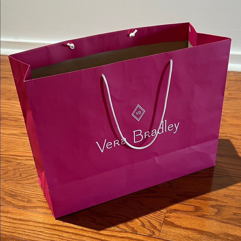 Vera Bradley Fuchsia Tote Shopping Bag
